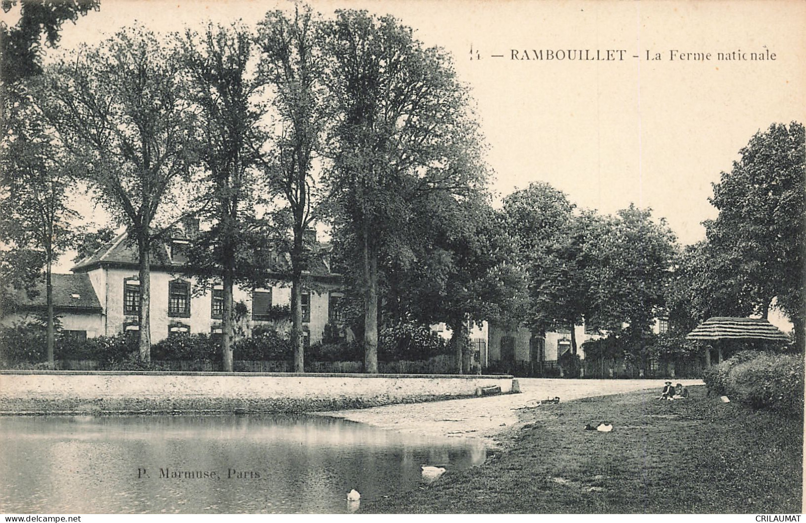 78-RAMBOUILLET LA FERME NATIONALE-N°T5276-G/0211 - Rambouillet (Schloß)