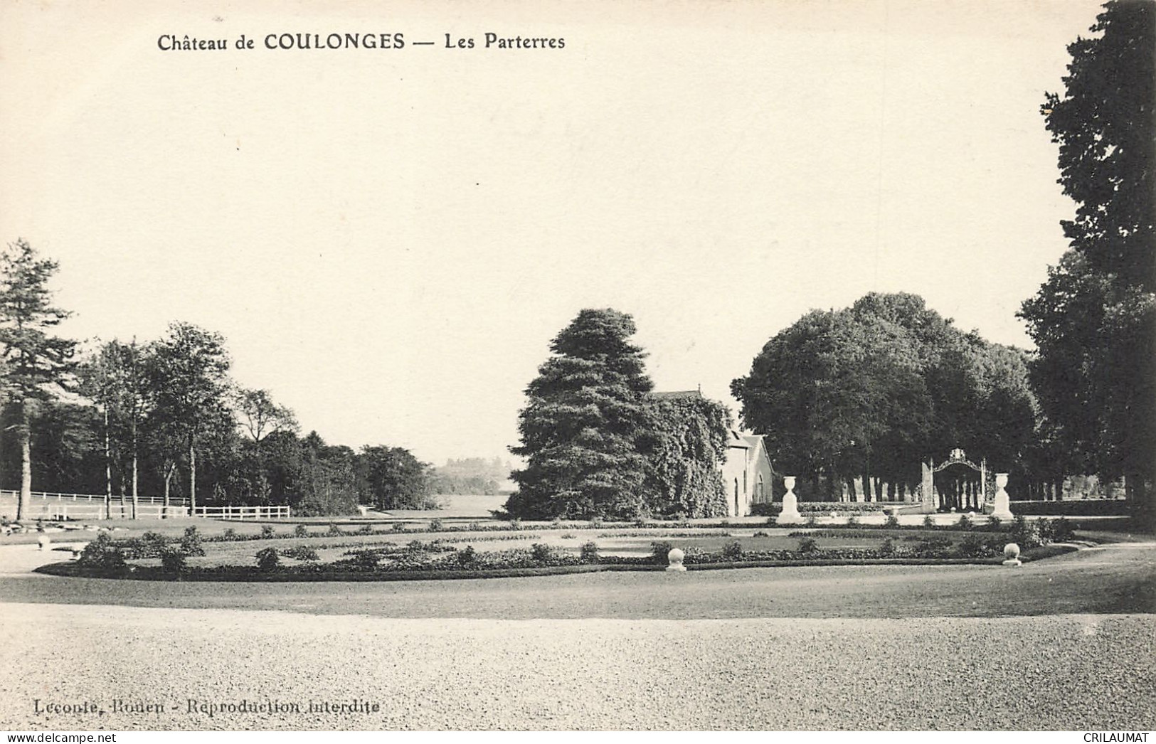 35-CHÂTEAU DE COULONGES-N°T5276-G/0195 - Autres & Non Classés