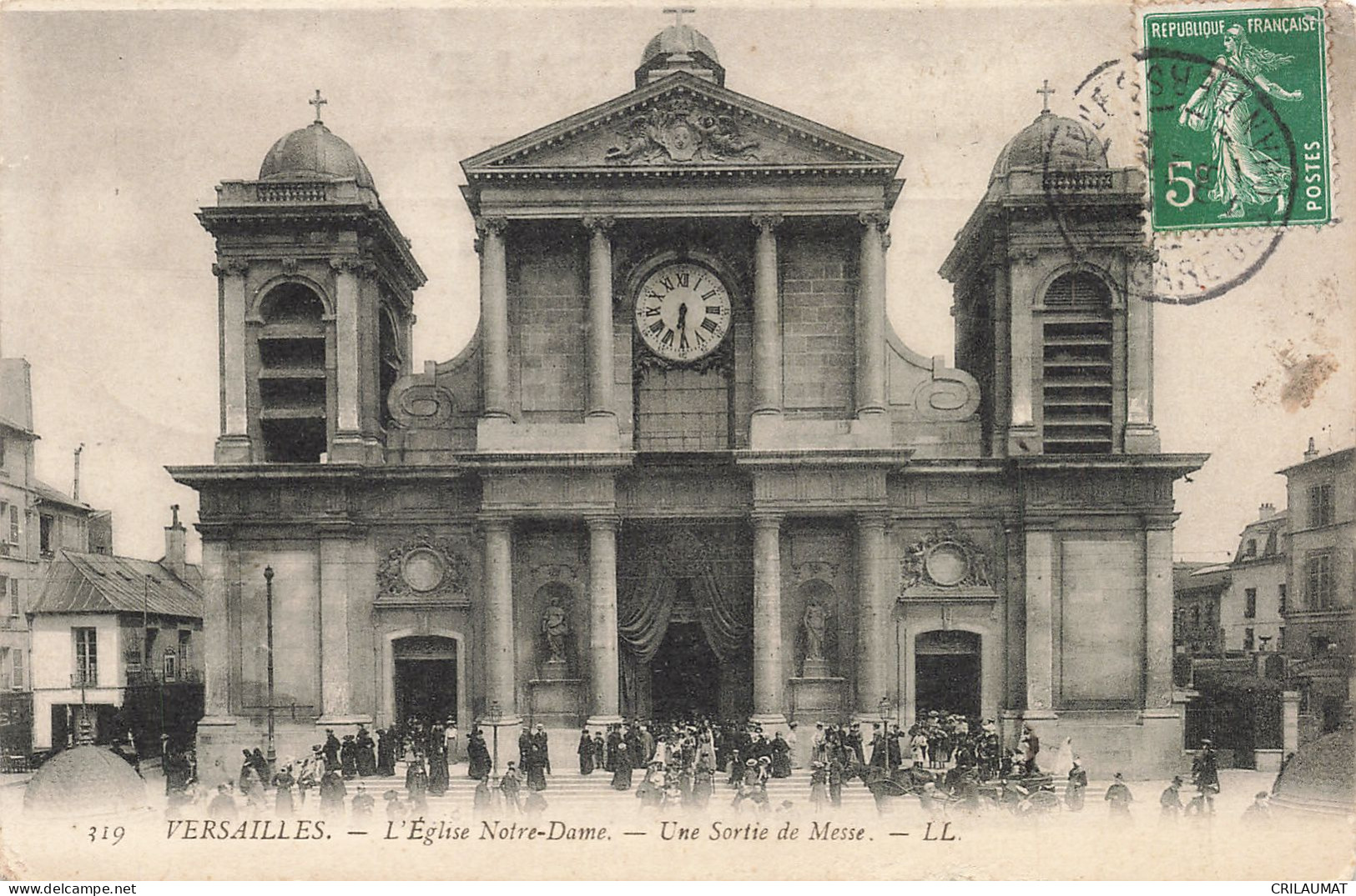 78-VERSAILLES EGLISE NOTRE DAME-N°T5276-G/0139 - Versailles (Schloß)