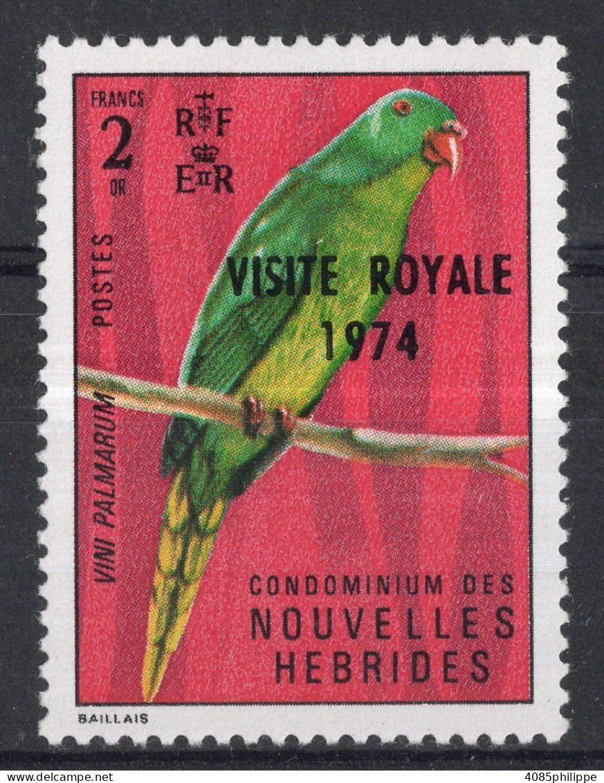 Nouvelles HEBRIDES Timbre-poste N° 387* Neuf Charnière TB Cote : 5€50 - Unused Stamps