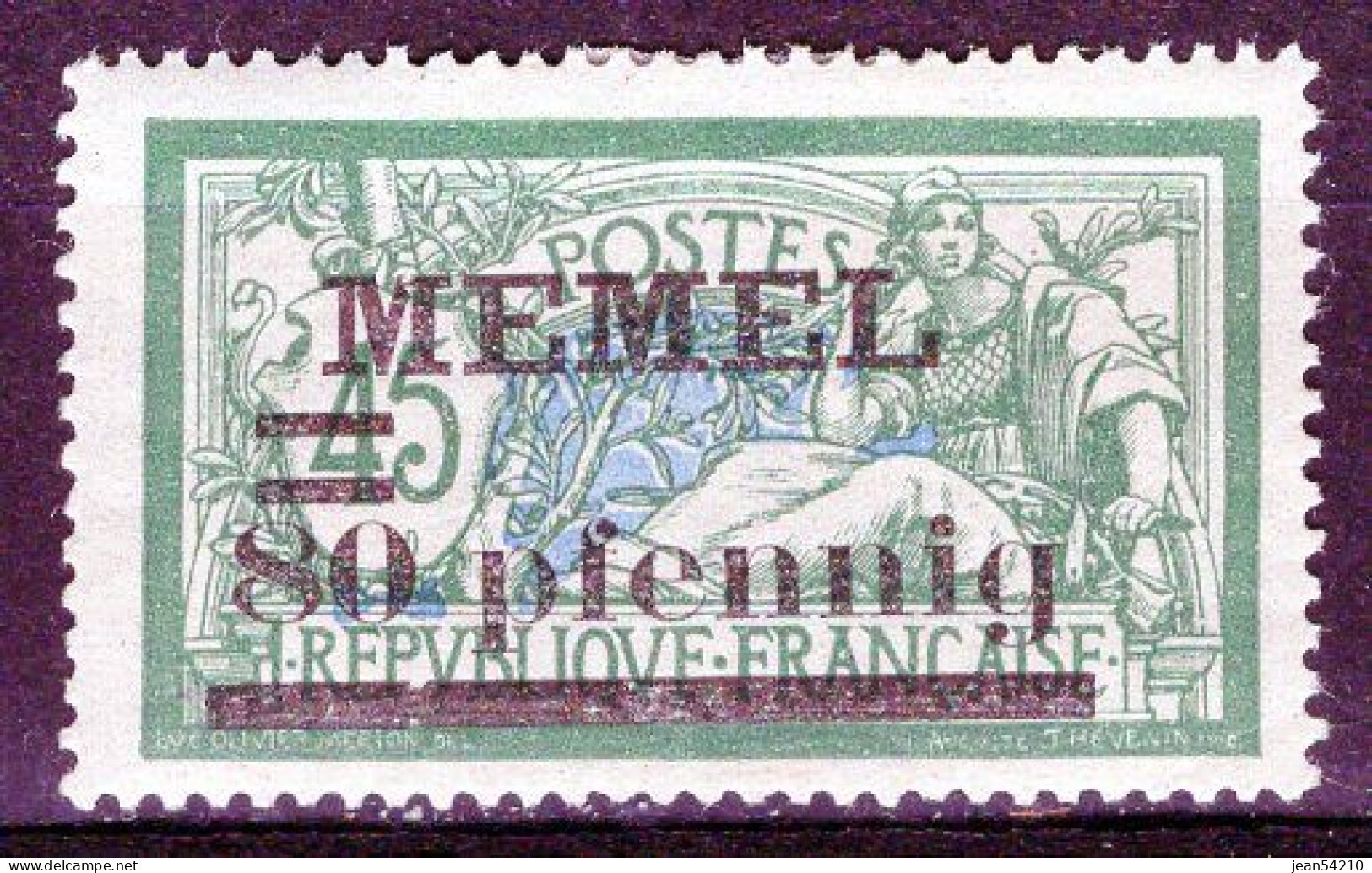 MEMEL - Timbre N°25 Neuf A/charnière - Unused Stamps