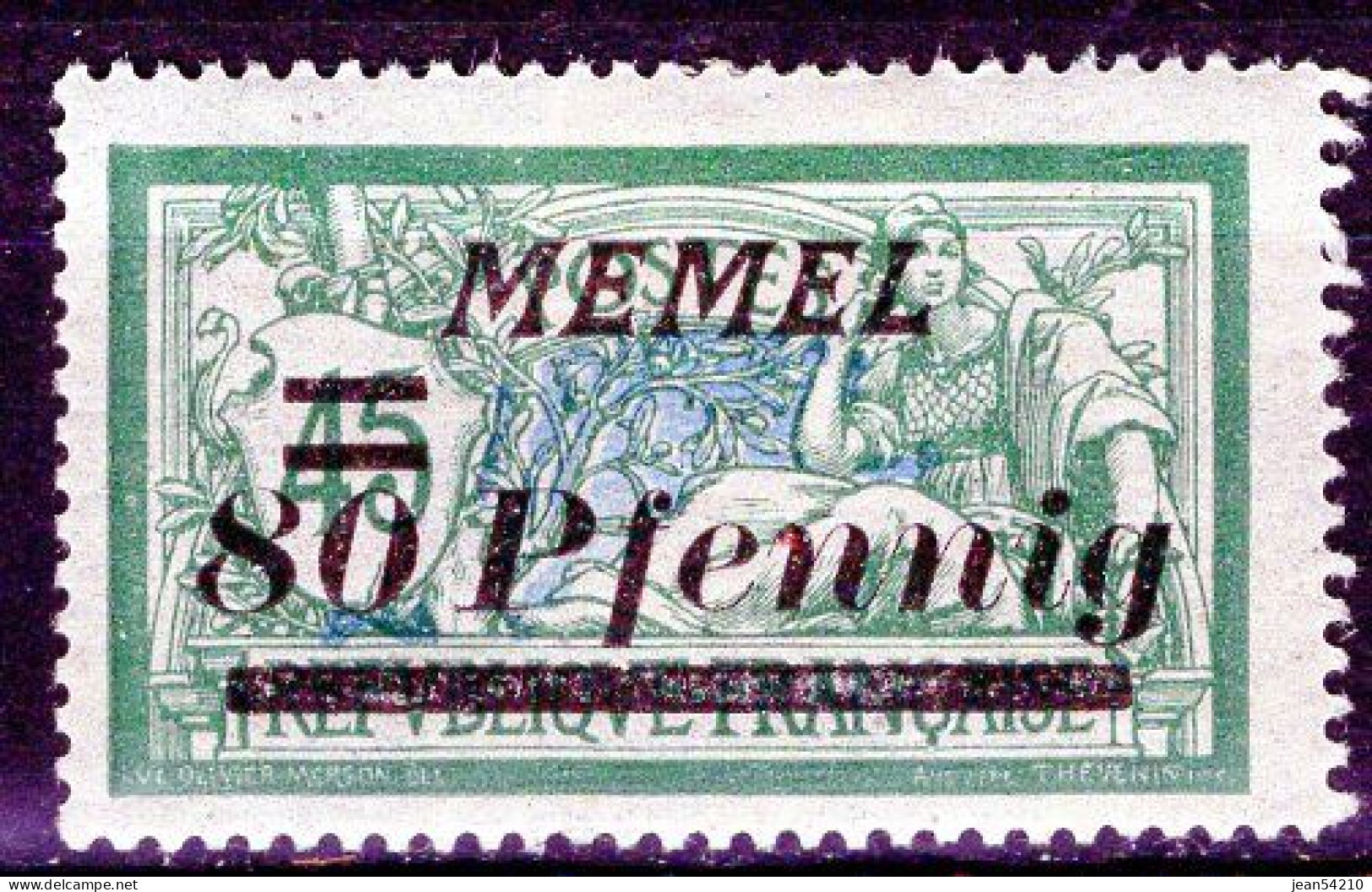 MEMEL - Timbre N°56 Neuf A/charnière - Unused Stamps