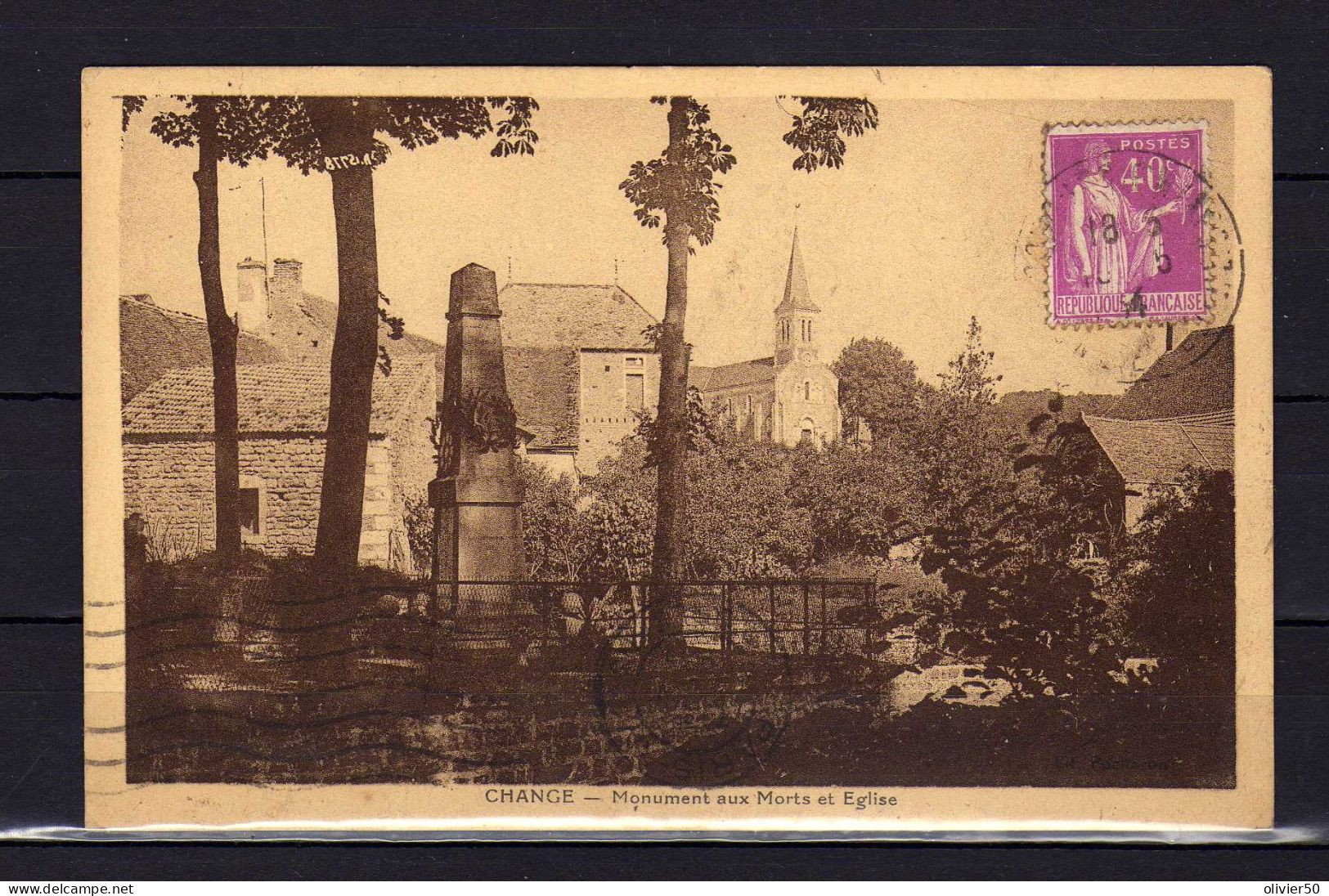 Change - Monument Aux Morts Et Eglise - Autres & Non Classés