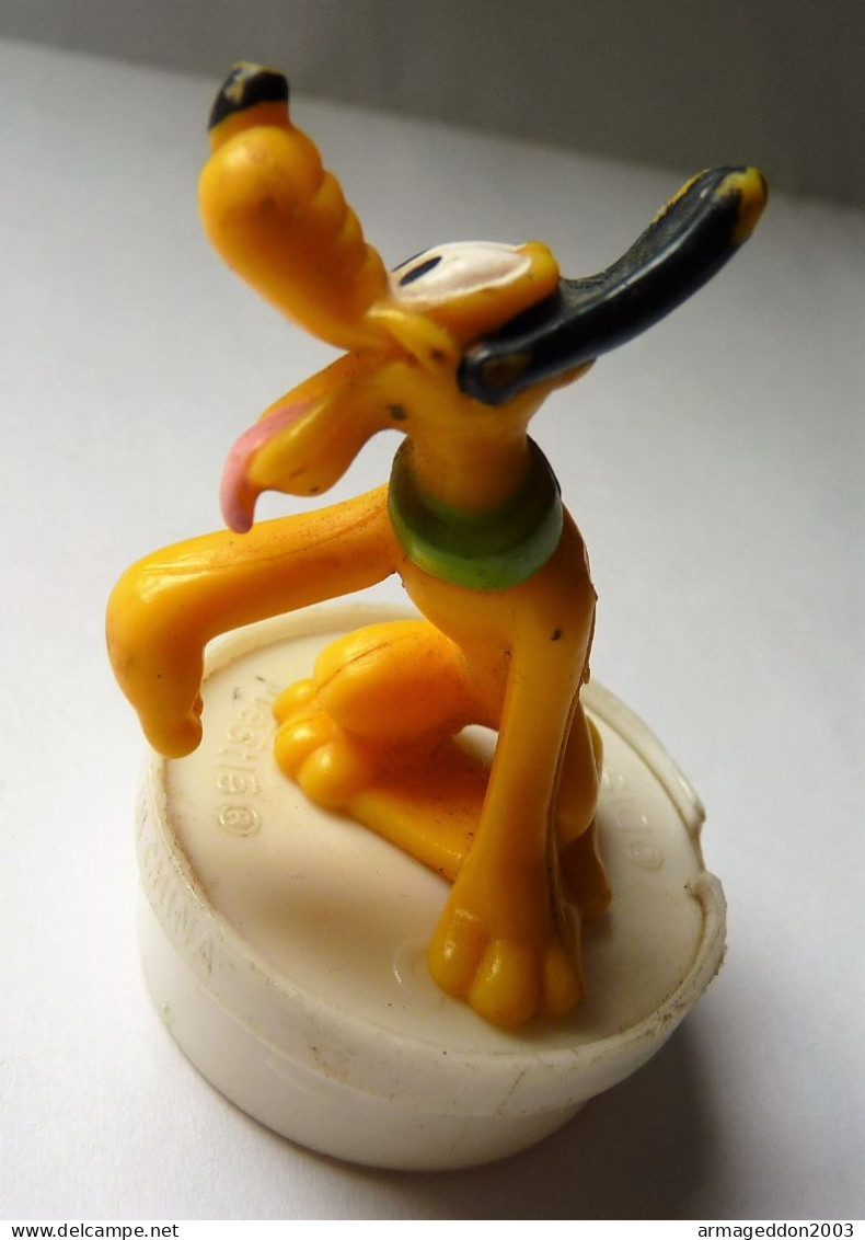 ANCIENNE FIGURINE PLUTO DISNEY 5.5 CM BOUCHON DE SMARTIES - Disney