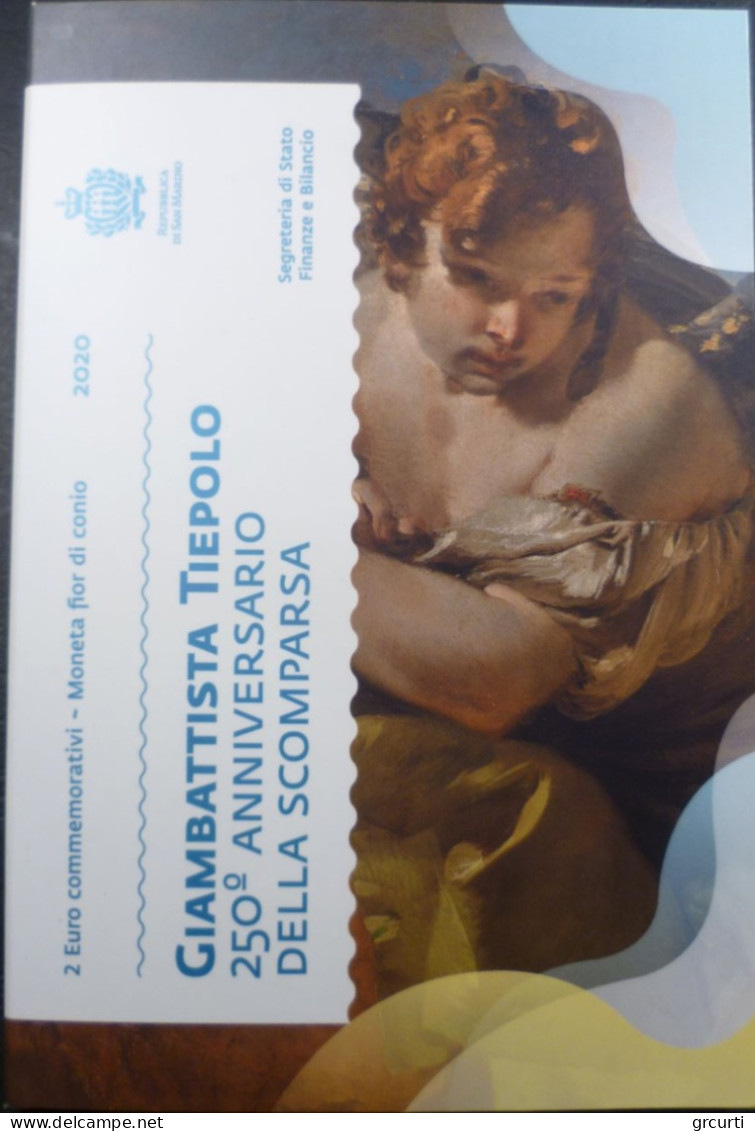 San Marino - 2 Euro 2020 - 250° Morte Giambattista Tiepolo - UC# 112 - San Marino