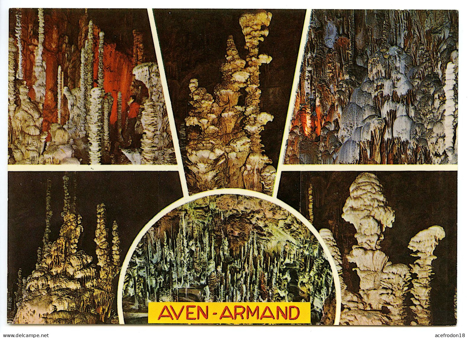 Grotte De L'Aven Armand - Divers Aspects De La Célèbre Grotte - Andere & Zonder Classificatie