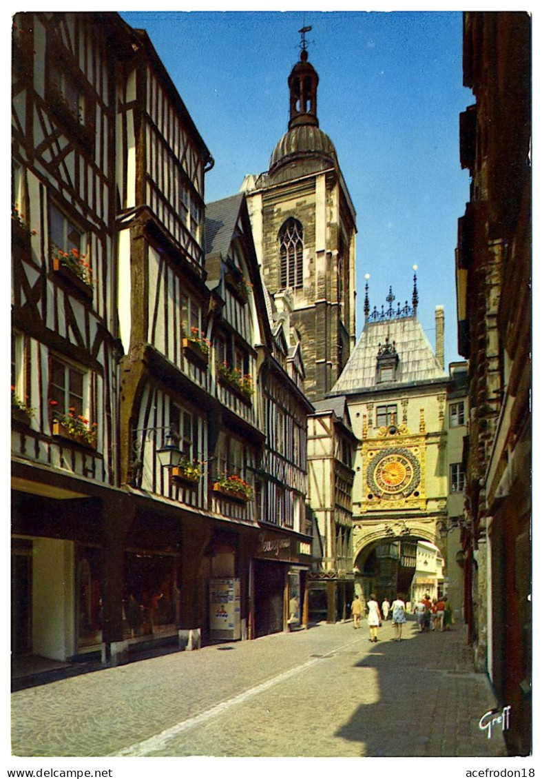 Rouen - Rue Du Gros Horloge - Rouen