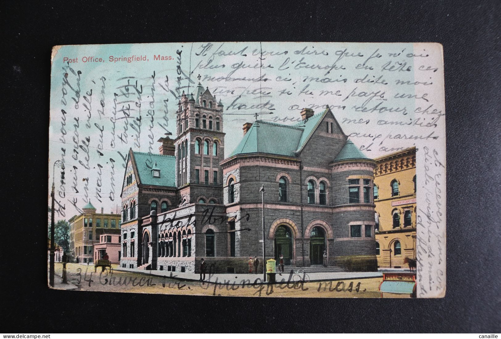 S-C 208 / Amérique  Etats-Unis  MA - Massachusetts  Springfield -  Post Office / 1907 - Springfield