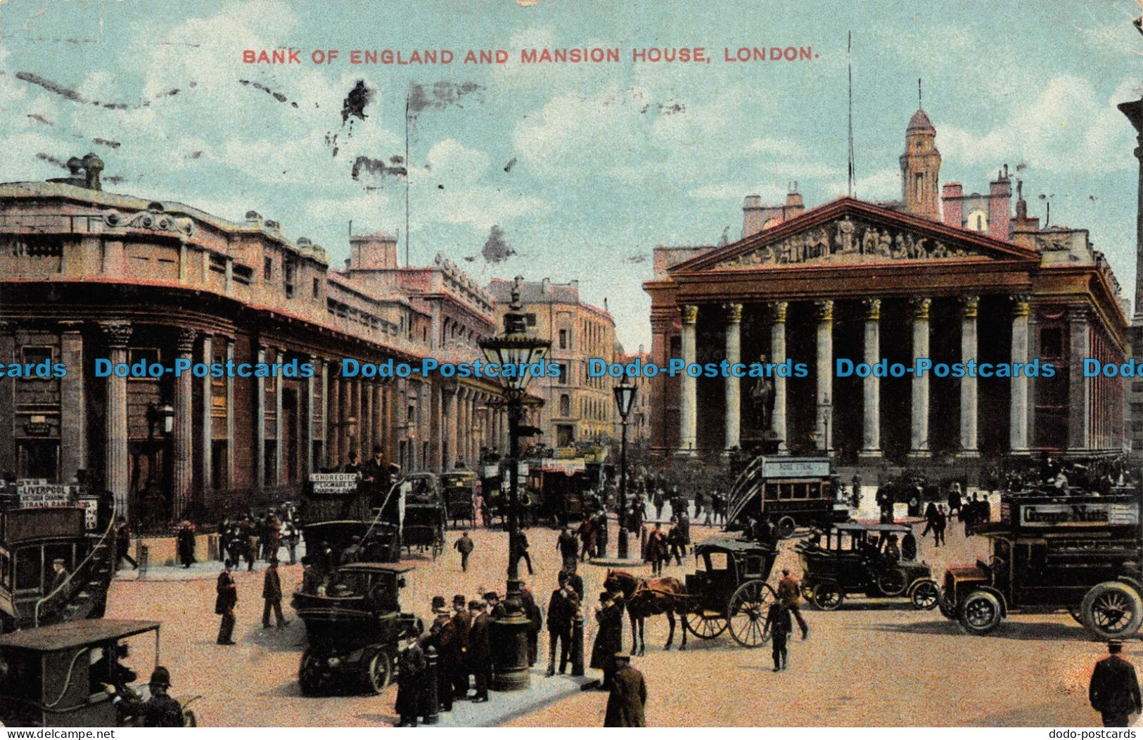 R083774 Bank Of England And Mansion House. London - Otros & Sin Clasificación