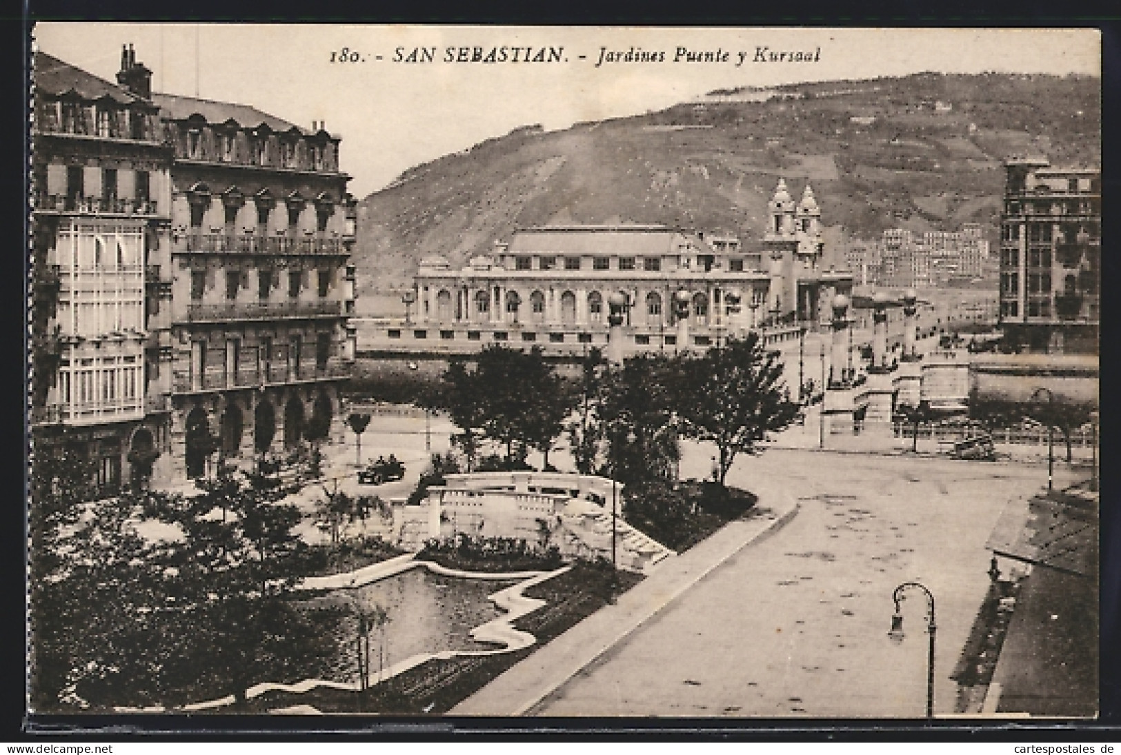 Postal San Sebastian, Jardines Puente Y Kursaal  - Guipúzcoa (San Sebastián)