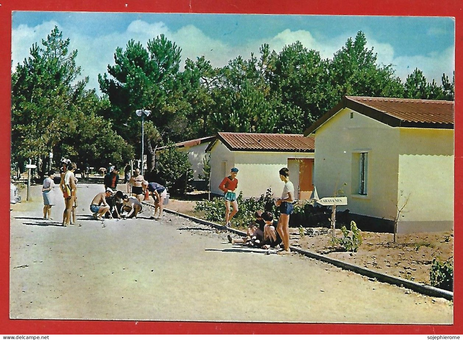 Longeville-sur-Mer (85) Les Conches Vacances PTT Bungalows 2scans 1971 - Autres & Non Classés