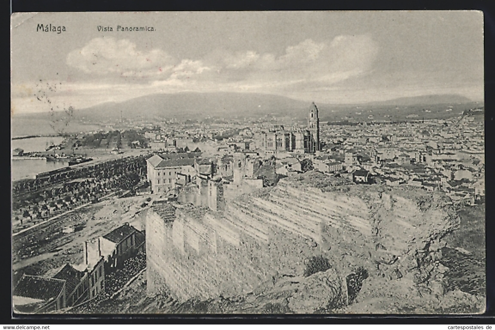 Postal Málaga, Vista Panoramica  - Otros & Sin Clasificación