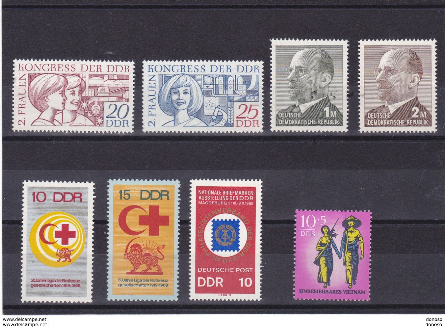 RDA 1969  Yvert 1158-1159 + 1170-1174 + 1178 NEUF** MNH Cote : 7 Euros - Nuevos