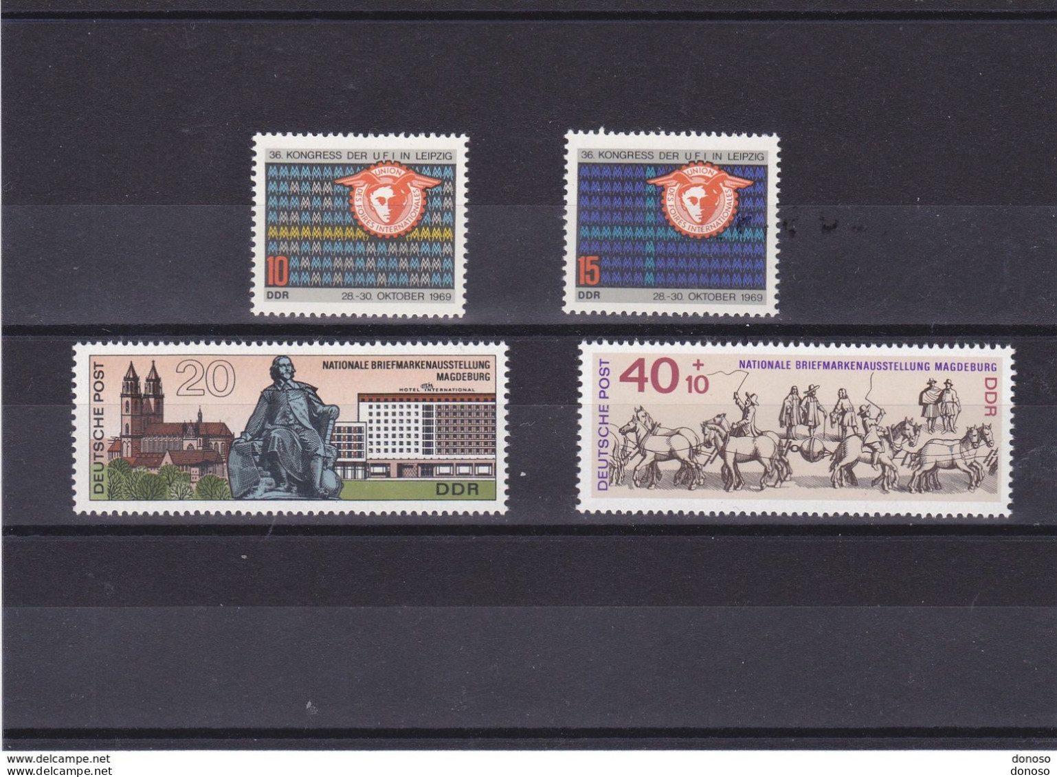 RDA 1969  Yvert 1206-1209 NEUF** MNH Cote 5 Euros - Unused Stamps