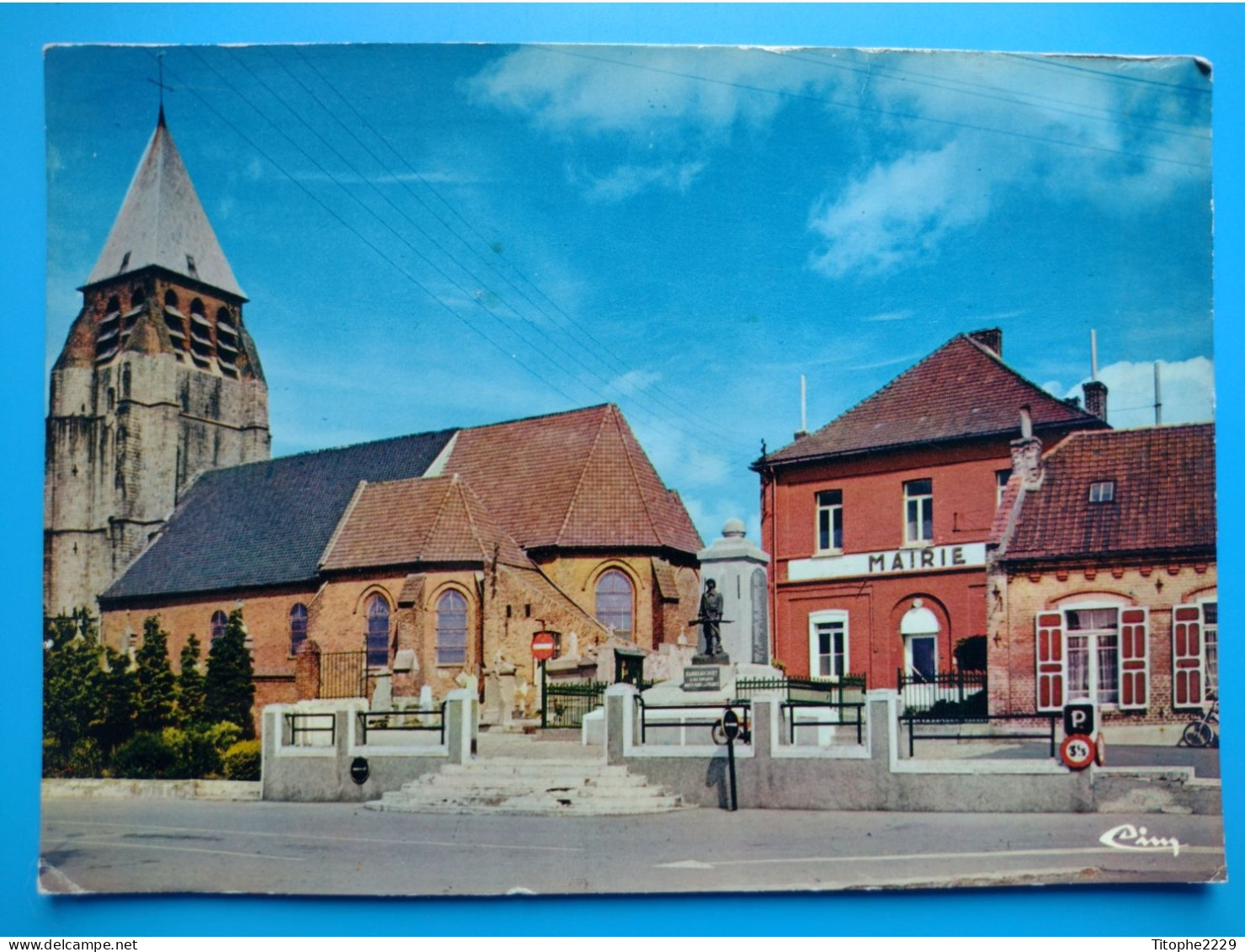 59 - RAIMBEAUCOURT - L église Et La Mairie - Sonstige & Ohne Zuordnung