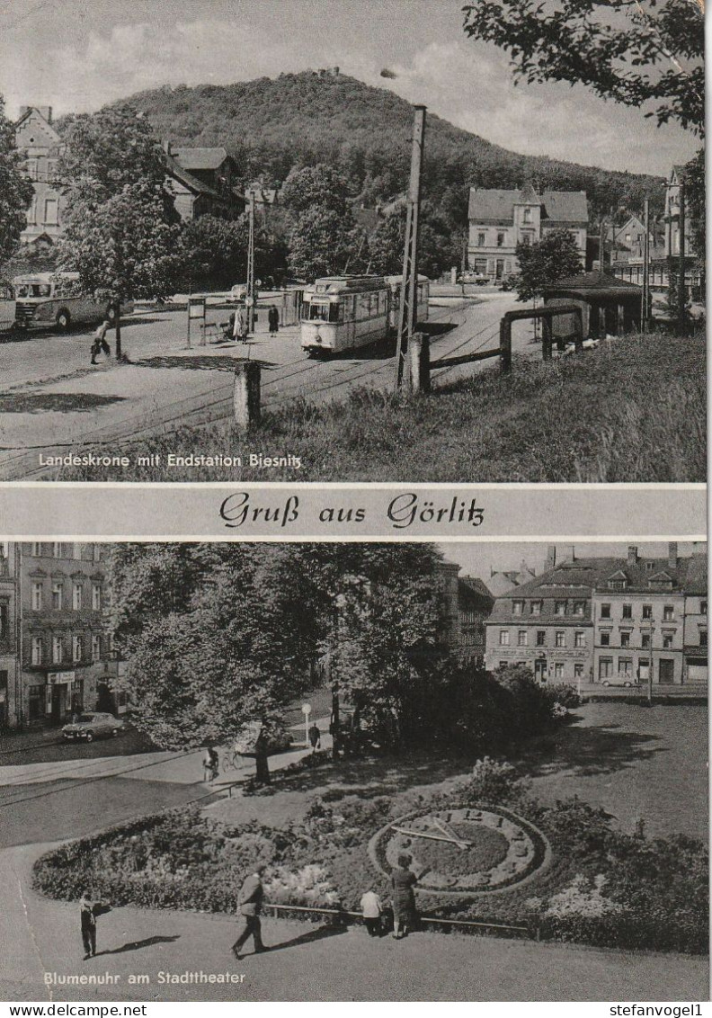 Görlitz  1964  Blumenuhr - Goerlitz