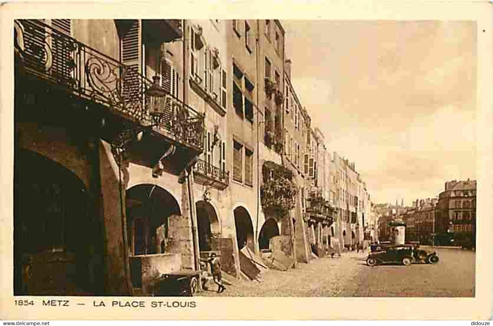 57 - Metz - La Place St Louis - Animée - Automobiles - CPA - Voir Scans Recto-Verso - Metz