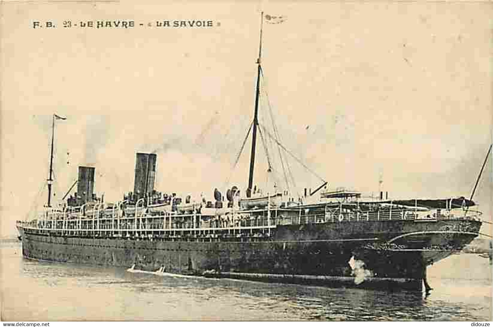 Bateaux - Le Havre - La Savoie - CPA - Voir Scans Recto-Verso - Paquebots