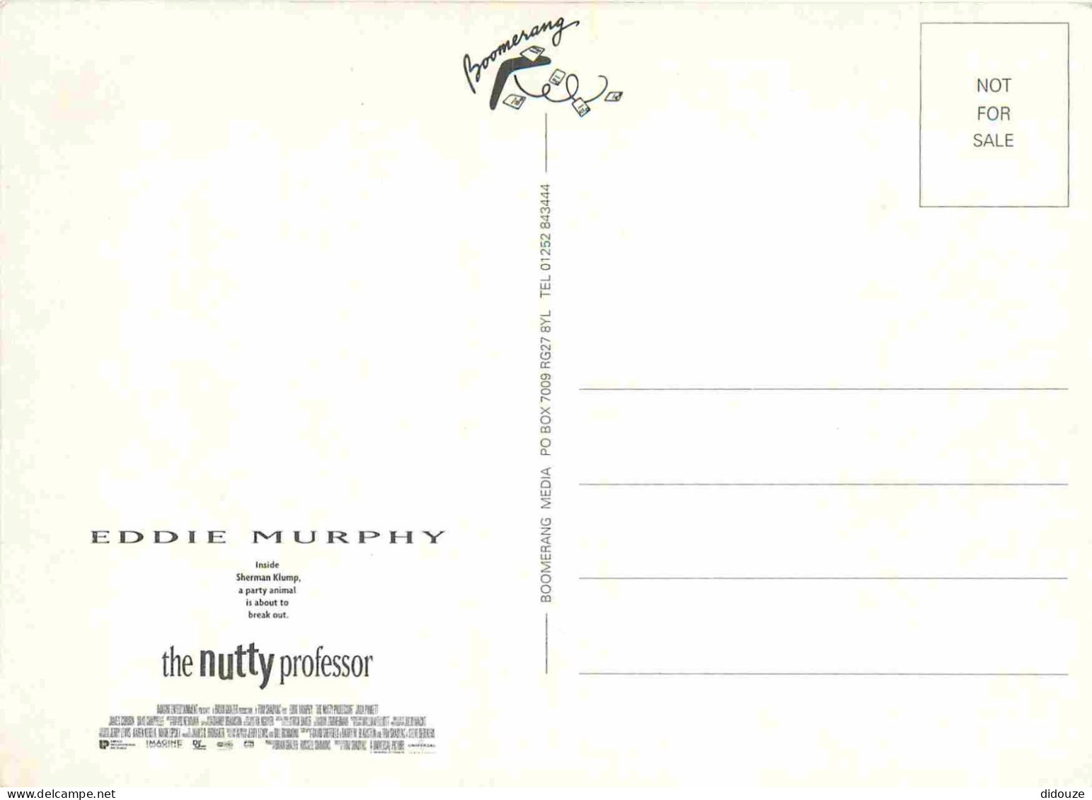 Cinema - Image De Film - The Nusty Professor - Eddie Murphy - CPM - Carte Neuve - Voir Scans Recto-Verso - Andere & Zonder Classificatie