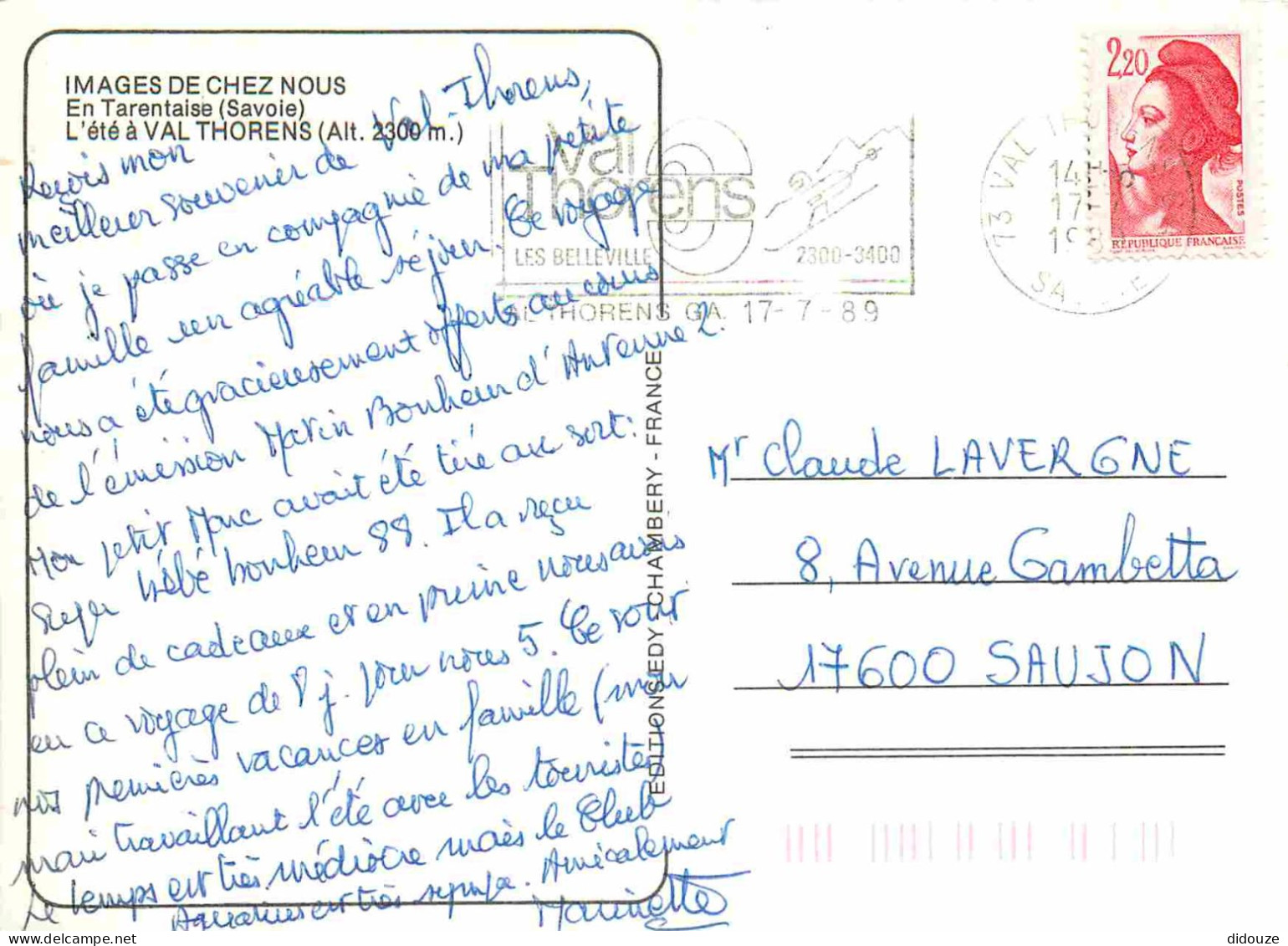 73 - Val Thorens - Multivues - Tennis - Télécabine - CPM - Voir Scans Recto-Verso - Val Thorens