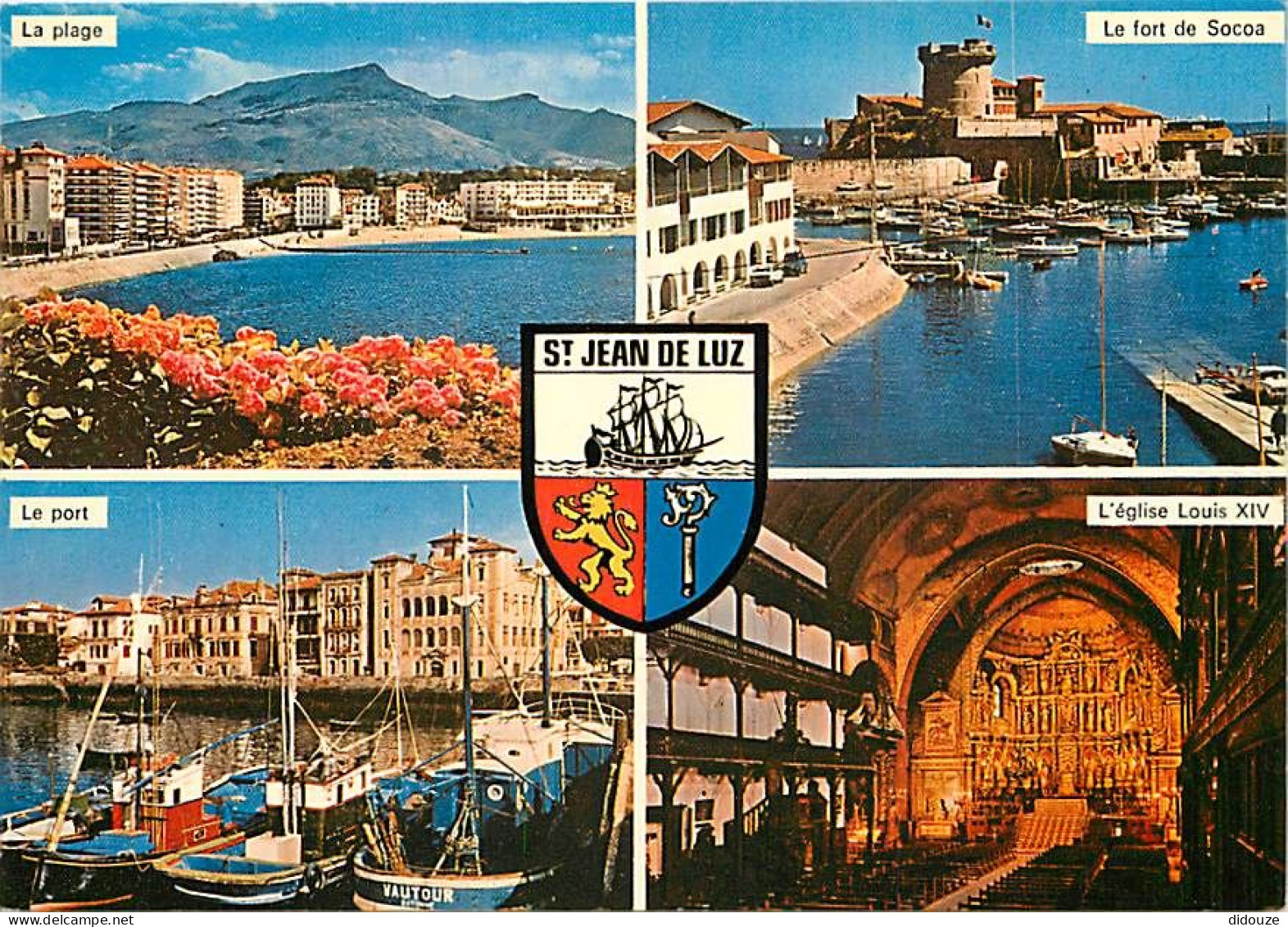 64 - Saint Jean De Luz - Multivues - Bateaux - Blasons - Carte Neuve - CPM - Voir Scans Recto-Verso - Saint Jean De Luz