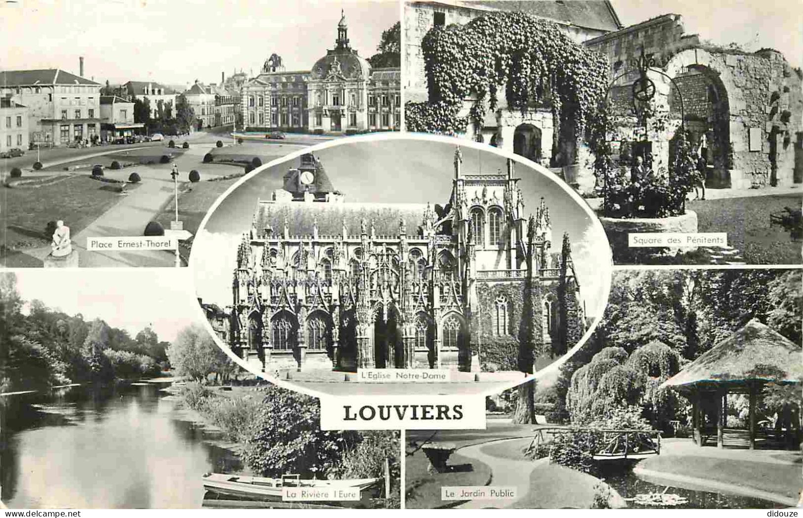 27 - Louviers - Multivues - Carte Dentelée - CPSM Format CPA - Voir Scans Recto-Verso - Louviers