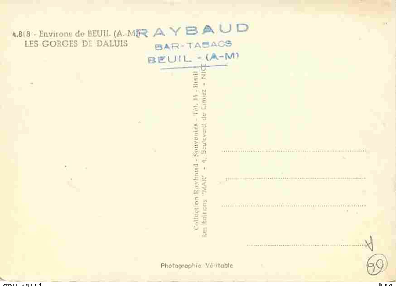 06 - Les Gorges De Daluis - Environs De Beuil - CPM - Voir Scans Recto-Verso - Otros & Sin Clasificación