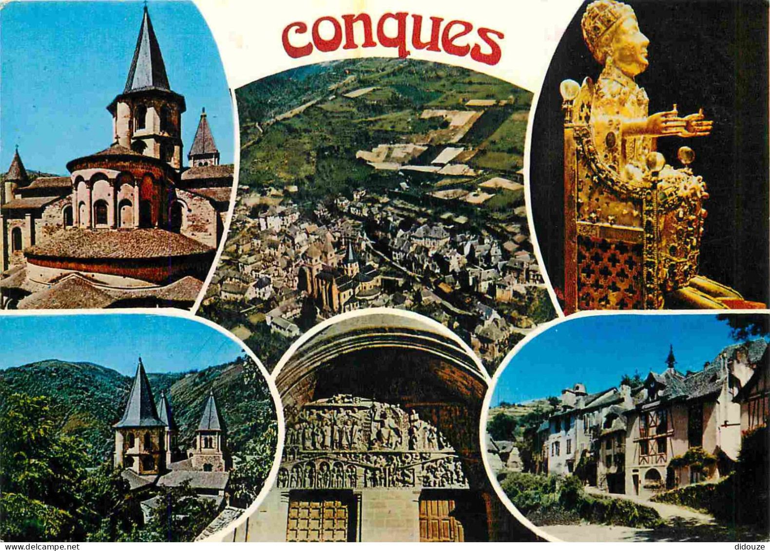 12 - Conques En Rouergue - Multivues - CPM - Voir Scans Recto-Verso - Otros & Sin Clasificación