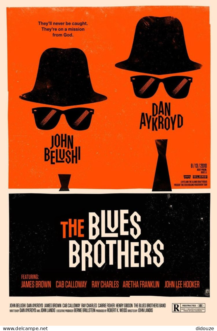 Cinema - The Blues Brothers - John Belushi - Dan Aykroyd - Affiche De Film - CPM - Carte Neuve - Voir Scans Recto-Verso - Affiches Sur Carte