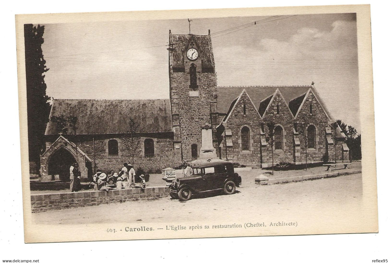 CAROLLES - L'Eglise Après Sa Restauration - Autres & Non Classés