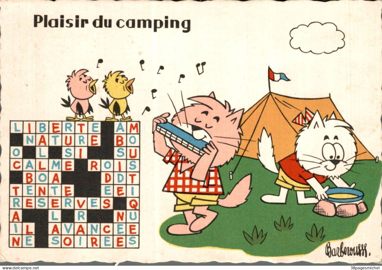 K1105 - Illustrateur BARBEROUSSE - Plaisir Du Camping - Barberousse