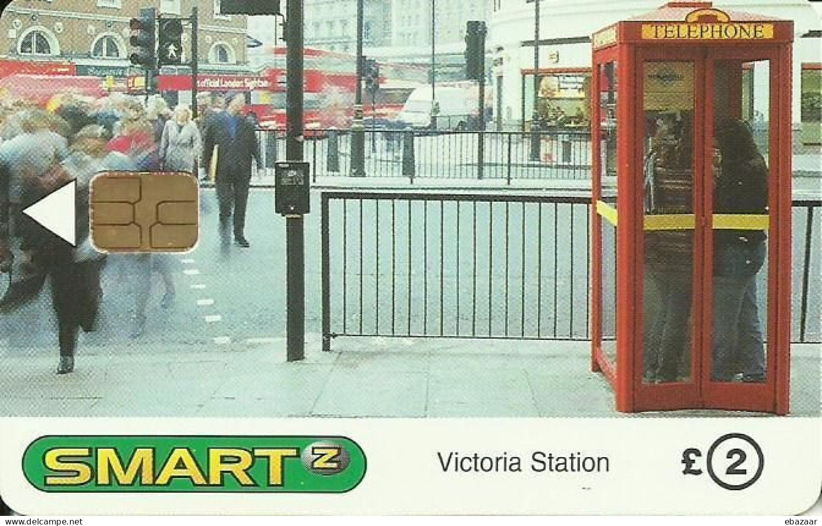 GB SMART Victoria Station £2 UK Chip Phonecards Used - Emissioni Imprese