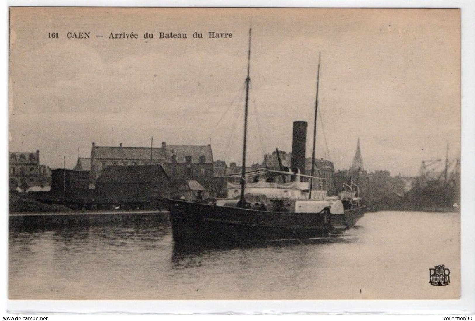 CPA CAEN Arrivée Du Bateau Du Havre - Caen