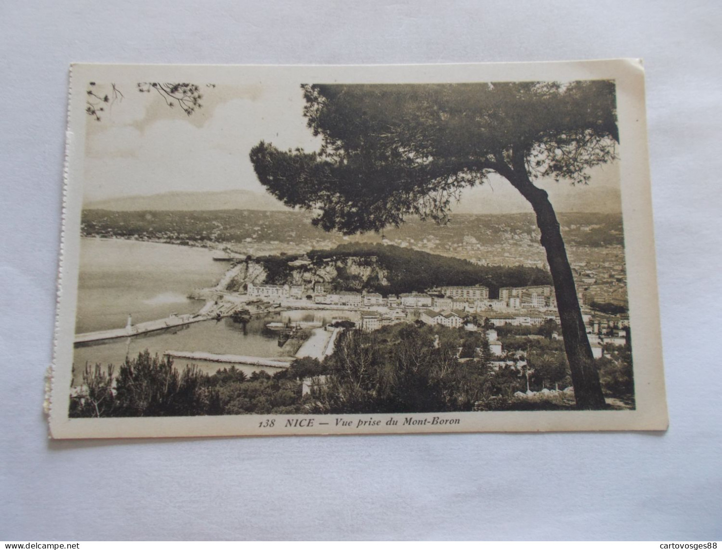 NICE ( 06 Alpes Maritimes )  VUE PRISE DU MONT BORON - Cartas Panorámicas