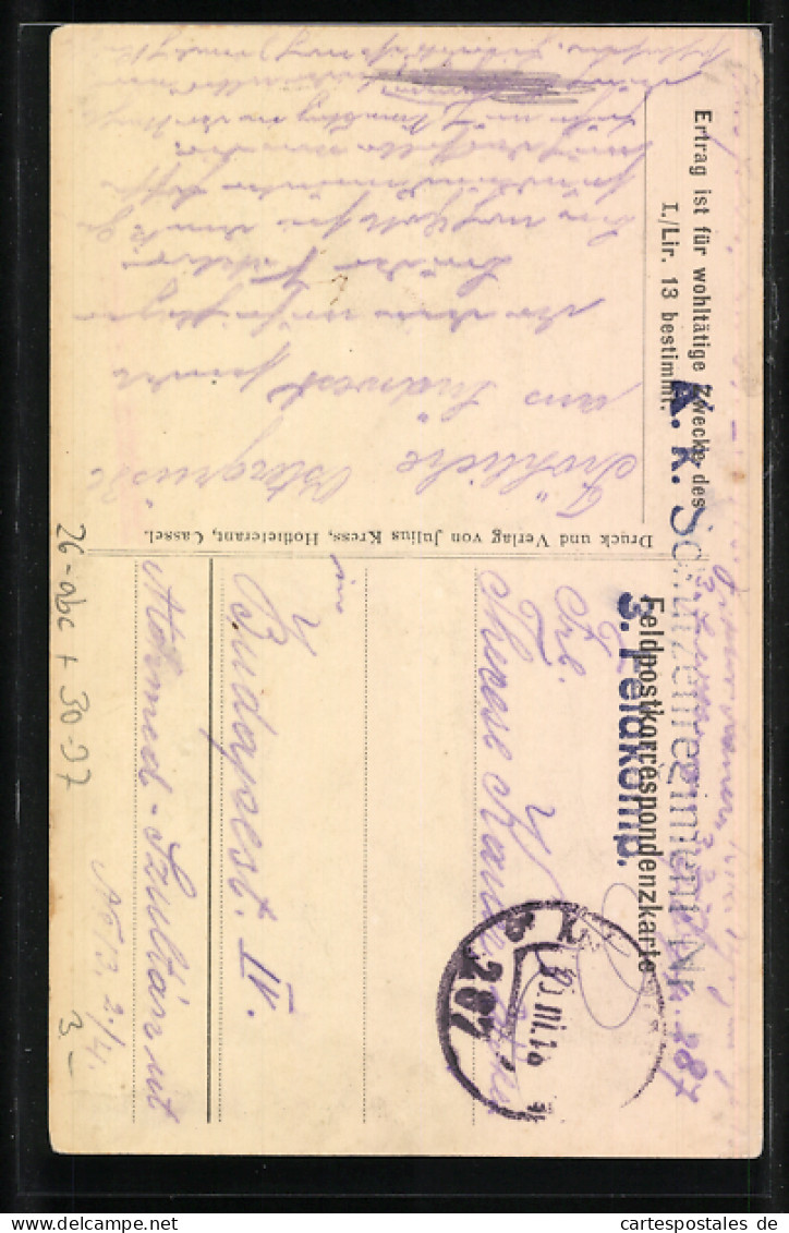 Künstler-AK Sign. Schellmann: Soldat Der Infanterie Im Panjemantel  - War 1914-18