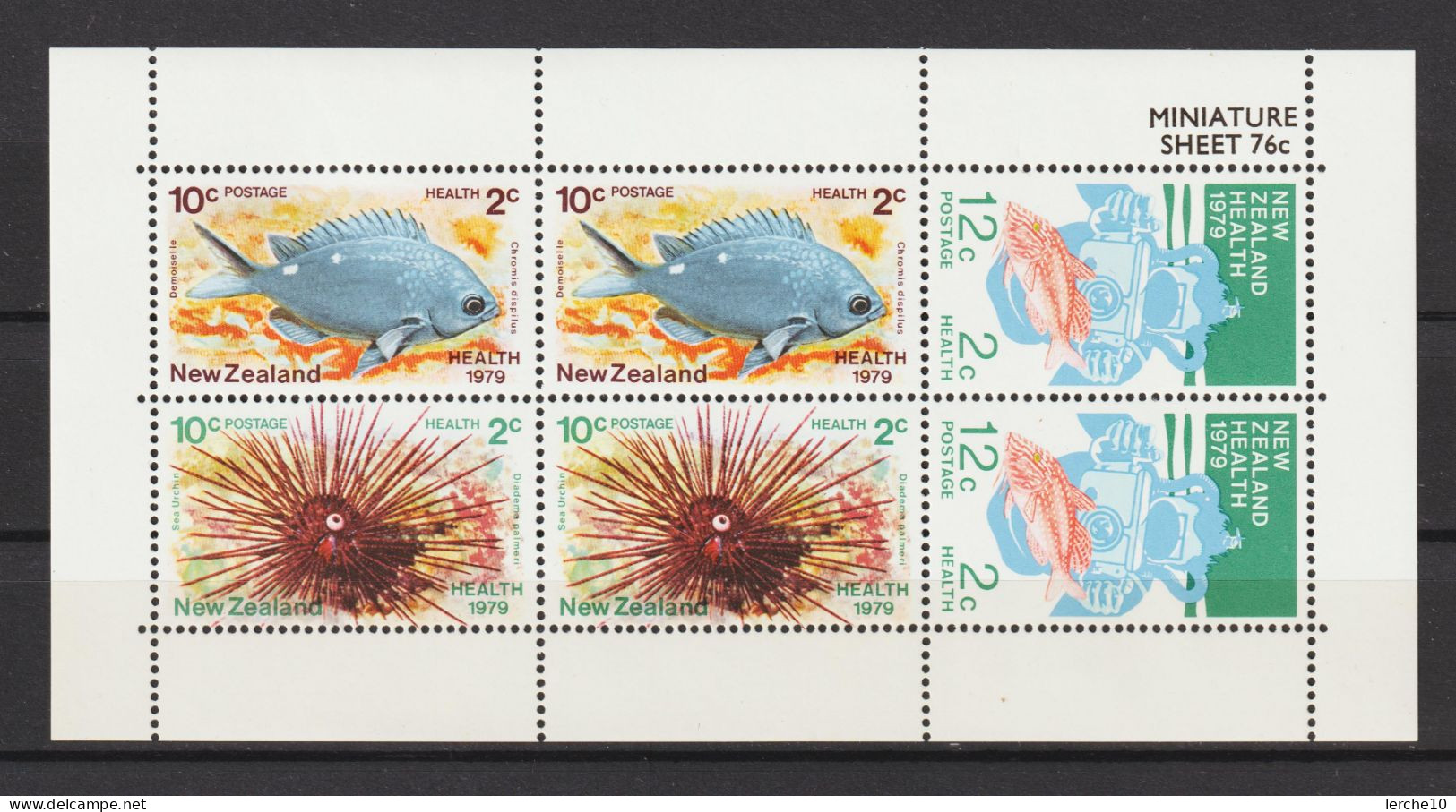 Neuseeland Fish 1979  **, Mint, MNH   (0322) - Poissons