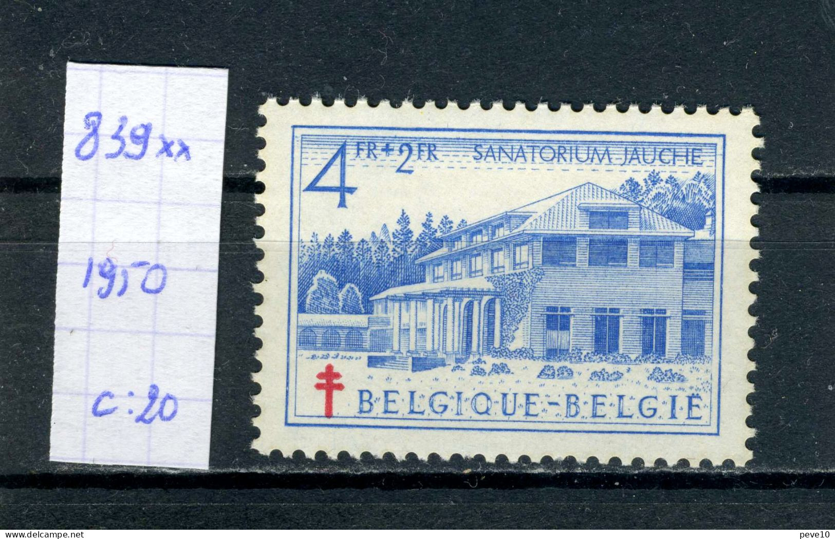 Belgique    N° 839 Xx  Antituberculeux - Nuevos