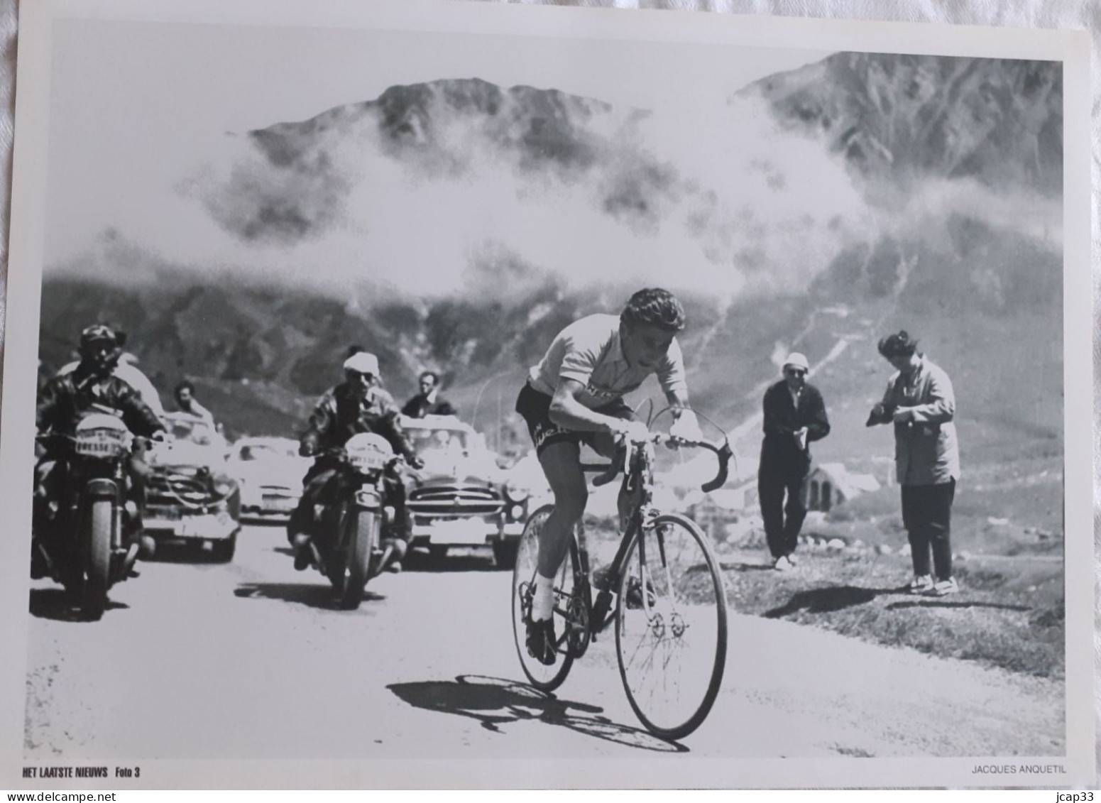 CYCLISME  -  FOTO HET LAATSTE NIEUWS  -  JACQUES ANQUETIL  -  35 X 25  - - Cyclisme