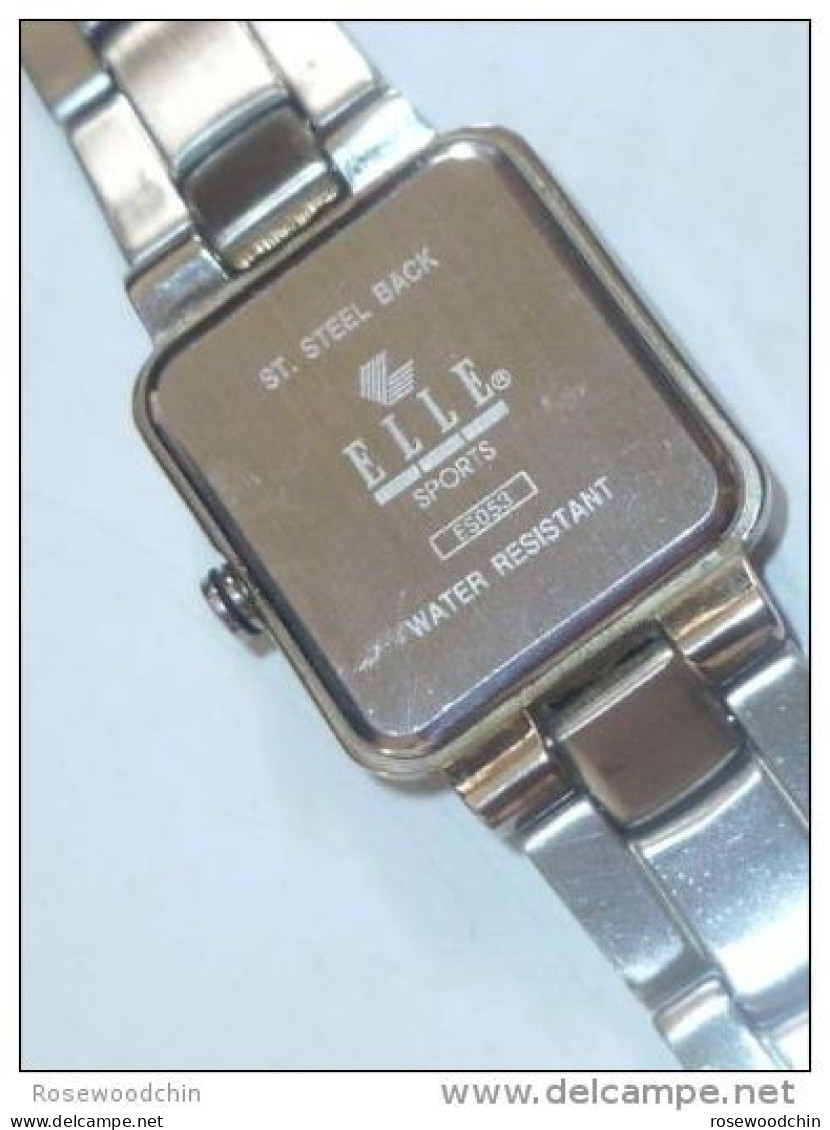 VINTAGE !! Original 90s' ELLE SPORT Quartz Lady Waist Watch (working Condition) - Montres Anciennes