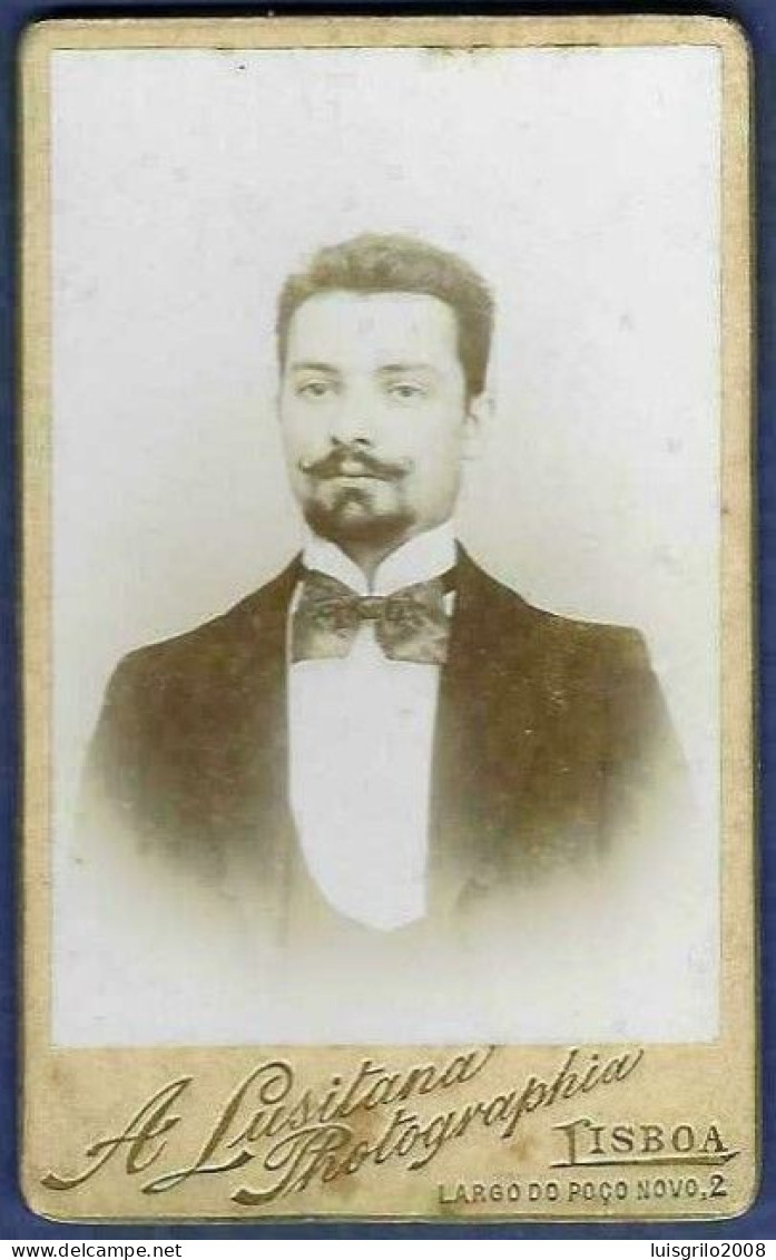 Portugal - A LUSITANA PHOTOGRAPHIA, Lisboa -|- See 2nd Image . Photography - 6,5x10,5 Cm. - Old (before 1900)