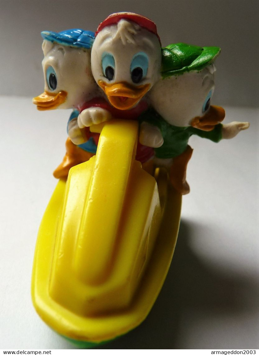 ANCIENNE FIGURINE DISNEY Mc Donald's 1988 Riri Fifi Loulou EN Jet Ski - Disney