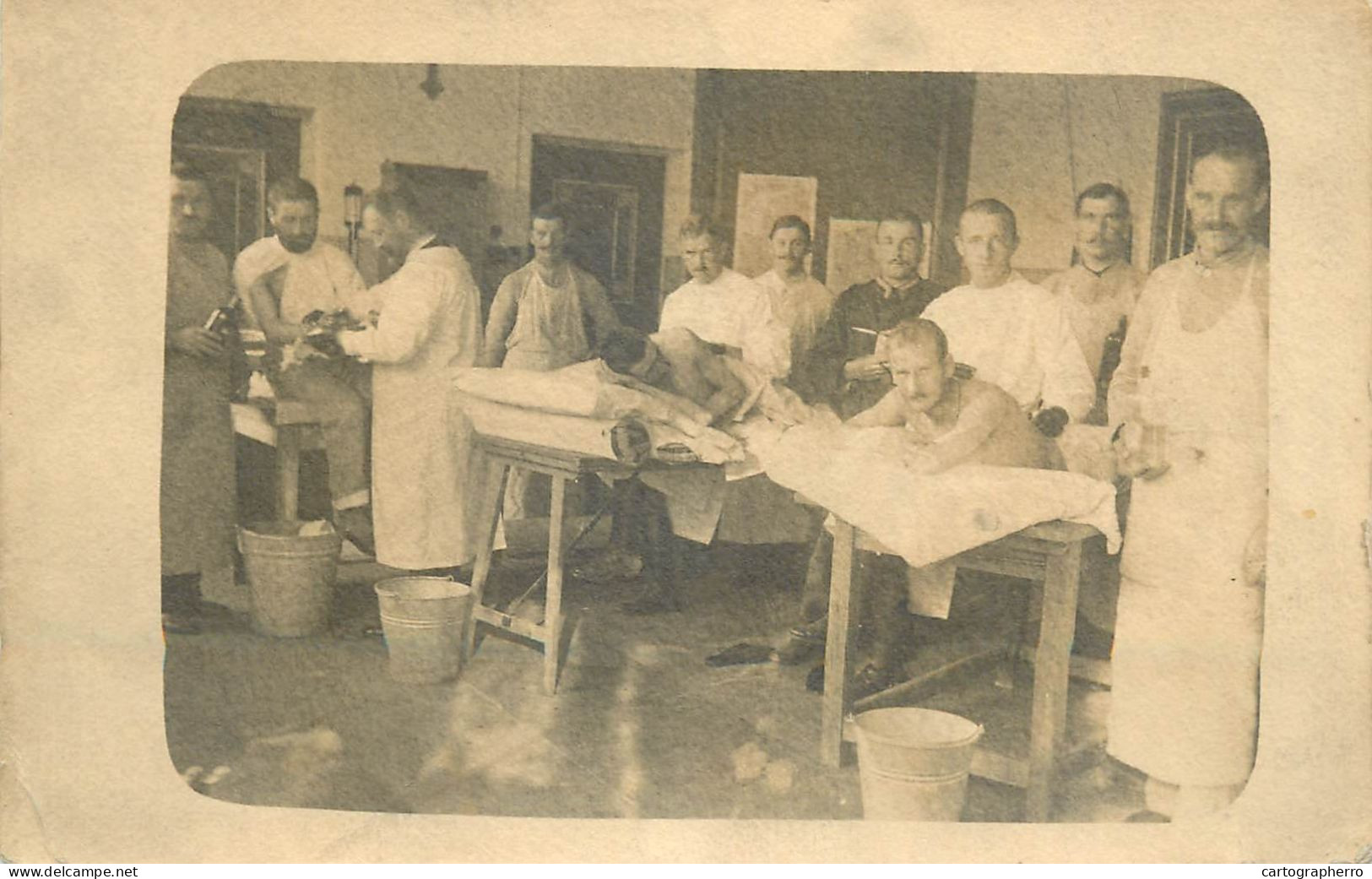 Social History Souvenir Real Photo Treatment Procedures Room Medical Facility - Photographie