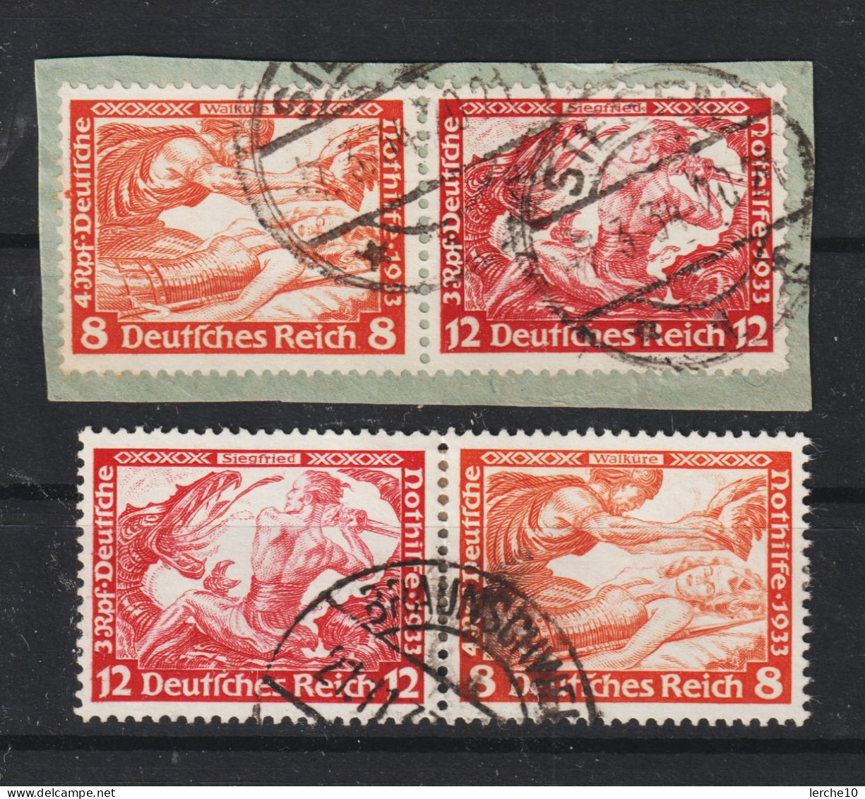 W 55, 57 MiNr. 503, 504 Gestempelt - Used Stamps