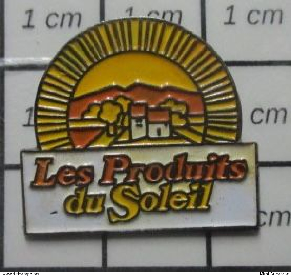 1818B Pin's Pins / Beau Et Rare / MARQUES / LES PRODUITS DU SOLEIL ça S'appelle Des Brulures Cutanées !! - Merken