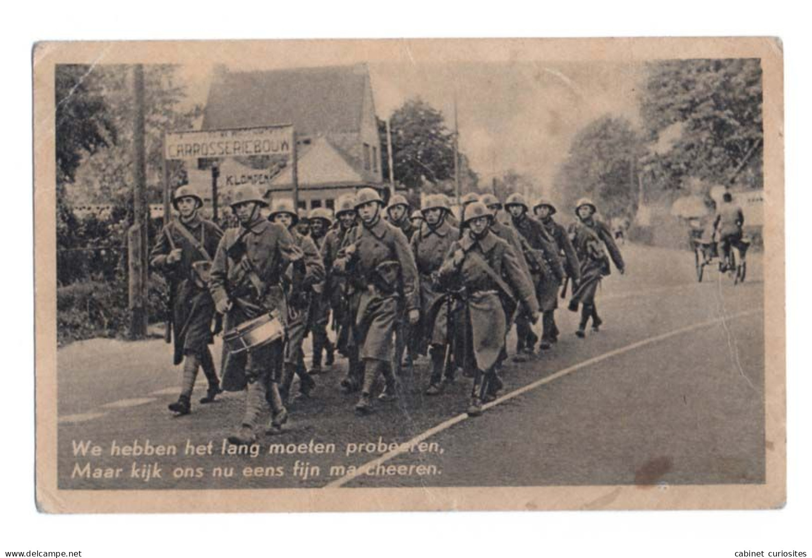 Marche De Troupes Hollandaises - 1939 - We Hebben Het Lang Moeten Probeeren - HAARLEM - Carrosseriebouw Pub Carrosserie - Guerre 1939-45