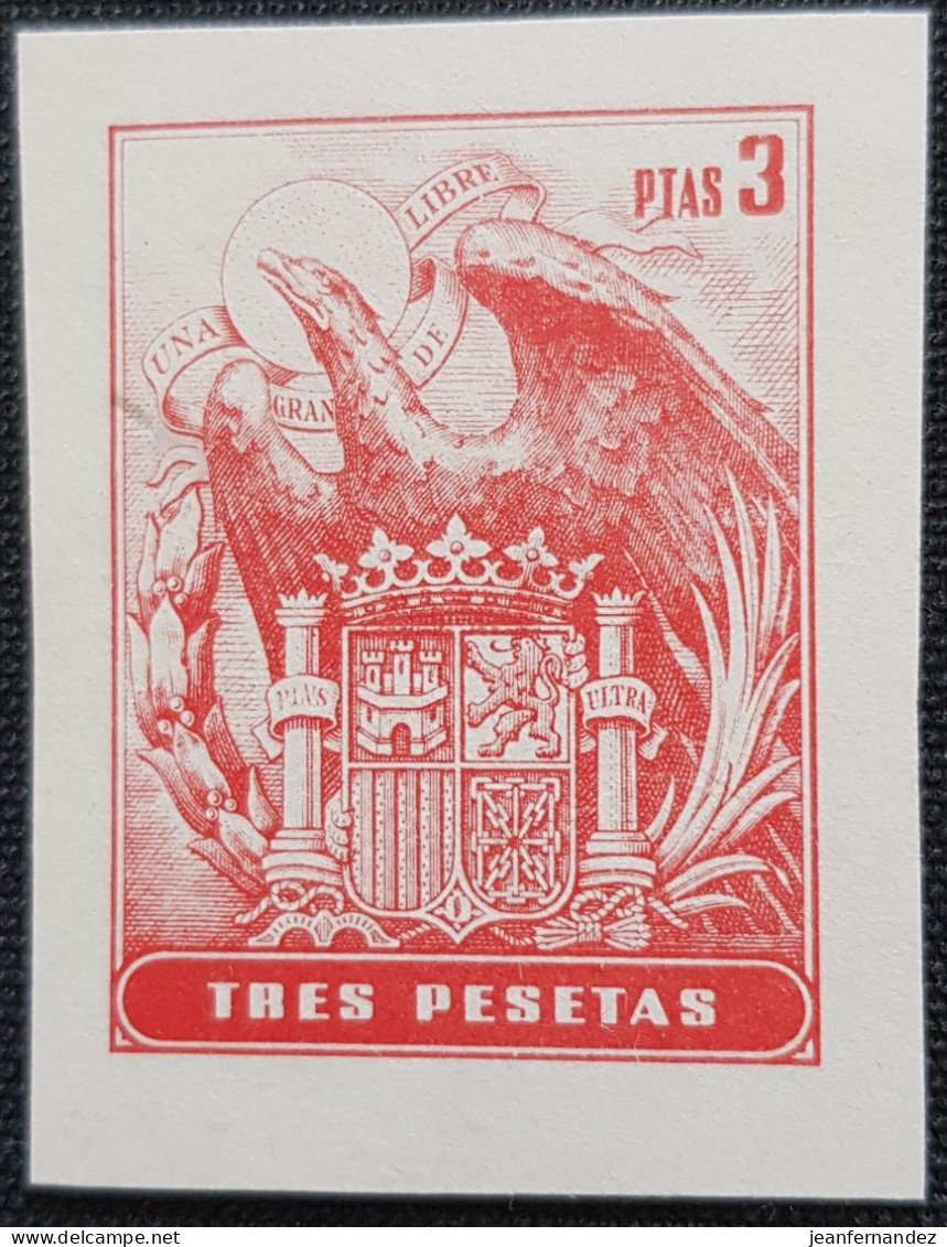 Fiscales Aguila 3PTAS - Revenue Stamps