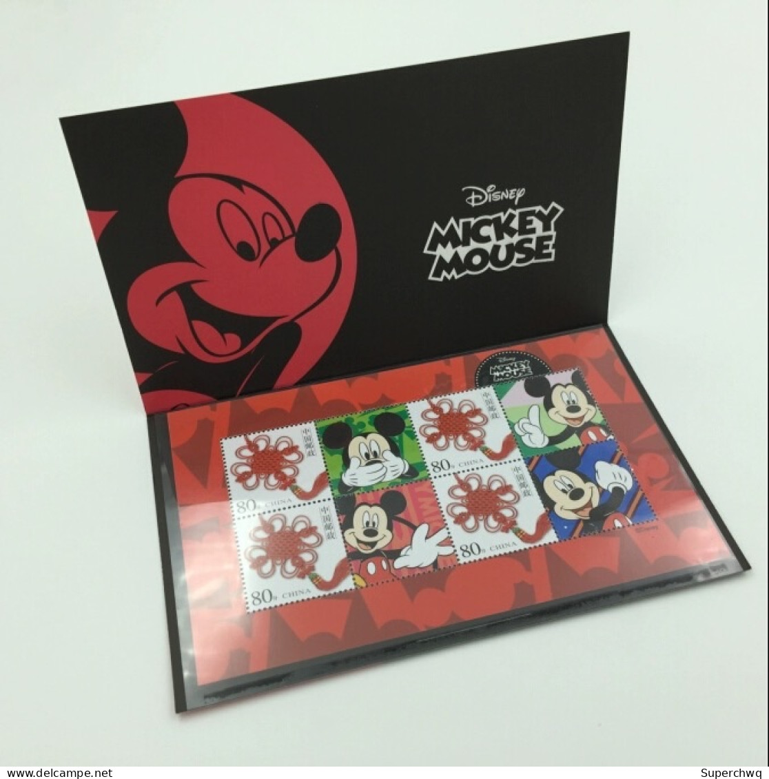 China Shanghai Philatelic Corporation Disney Authorized Mickey Ring (including Personalized Postage Coupons) - Ungebraucht
