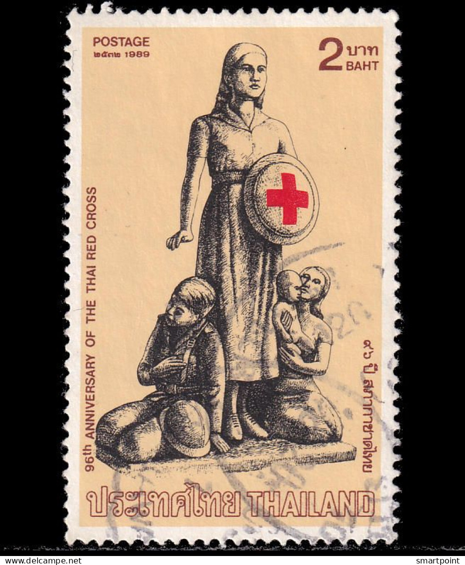 Thailand Stamp 1989 96th Anniversary Of The Thai Red Cross Society - Used - Thailand