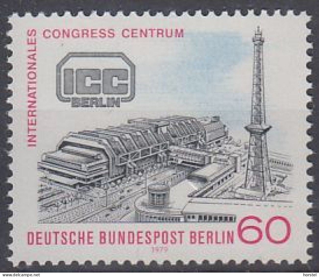 Berlin Mi.Nr. 591  - Eröffnung Des Internationalen Congress-Centrums  ICC - Unused Stamps