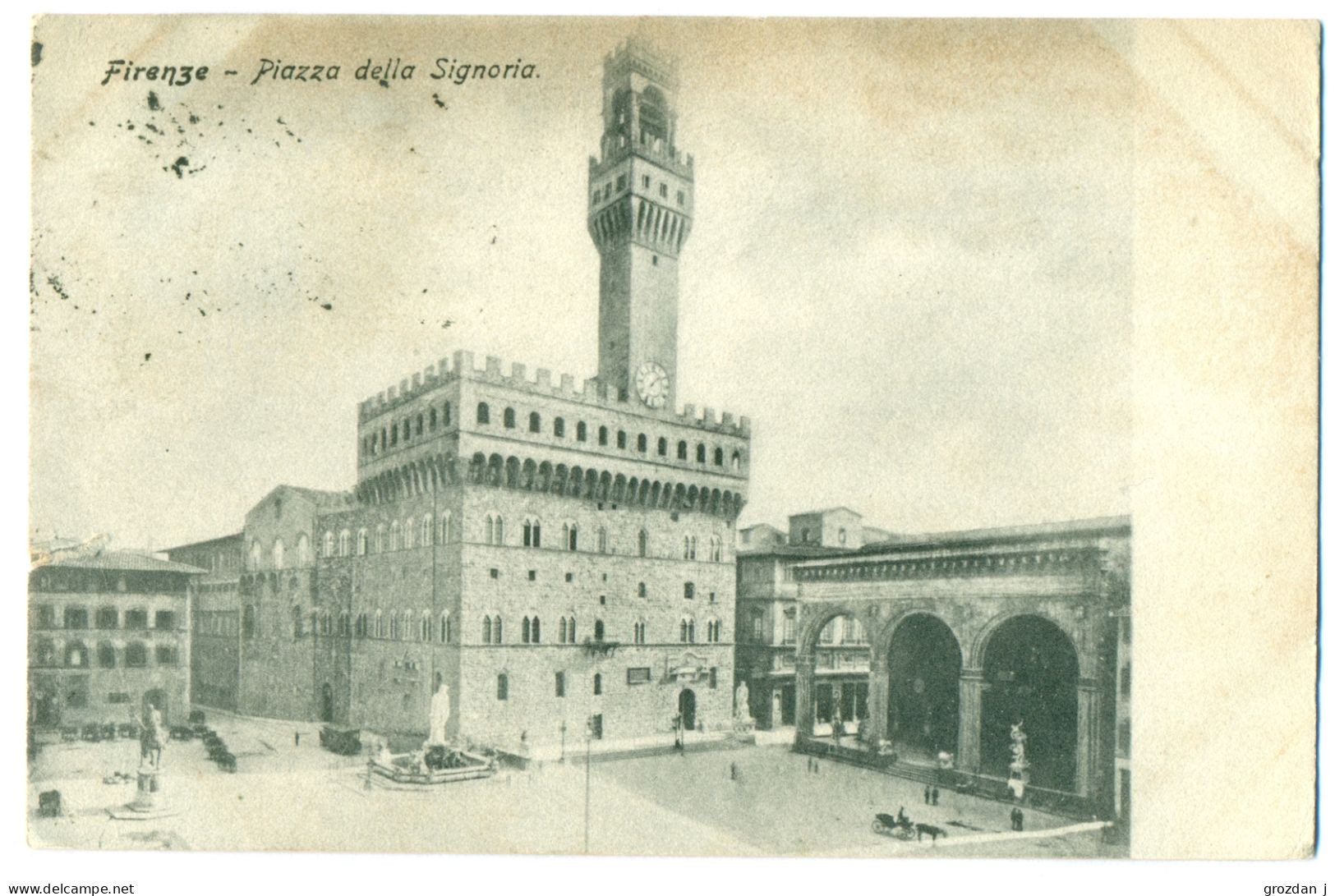 DAMAGED Firenze, Piazza Della Signoria, Italy - Firenze